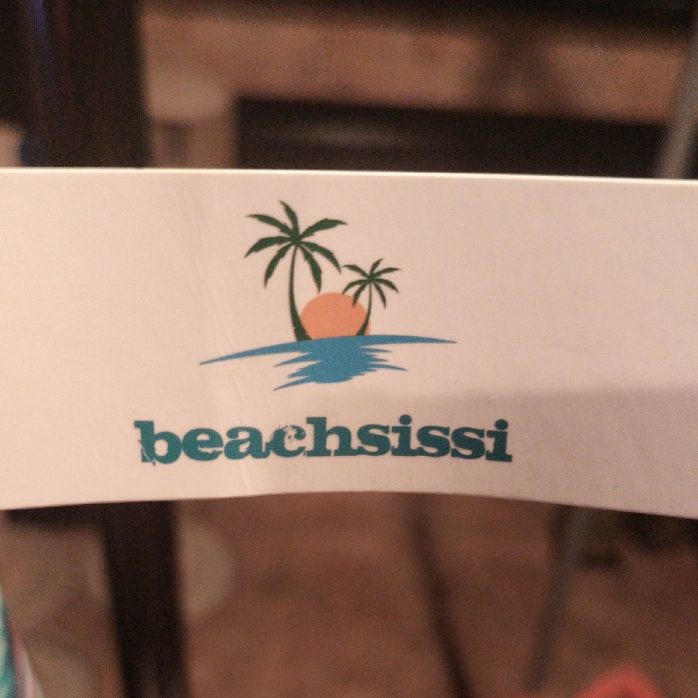 NWT Beachsissi Tropical Print Swimsuit Sz Medium